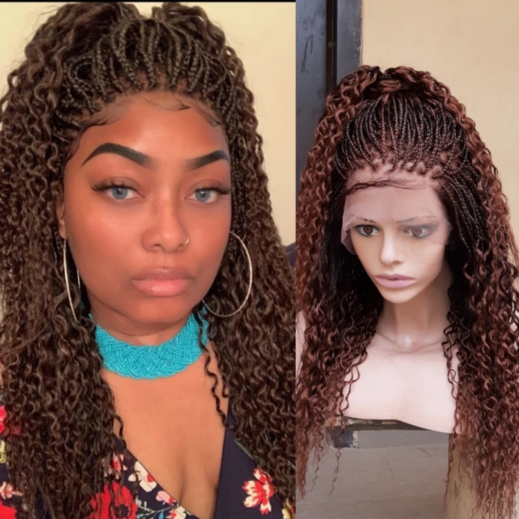 full lace box braids