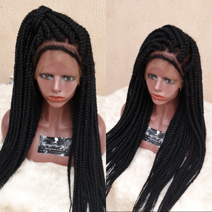 Full Lace Wig Jumbo Box Braid – KhennyEsther Wigs
