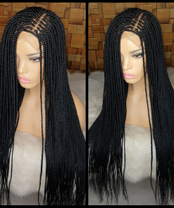 Lace Closure Spanish Curl Braid Wig – KhennyEsther Wigs