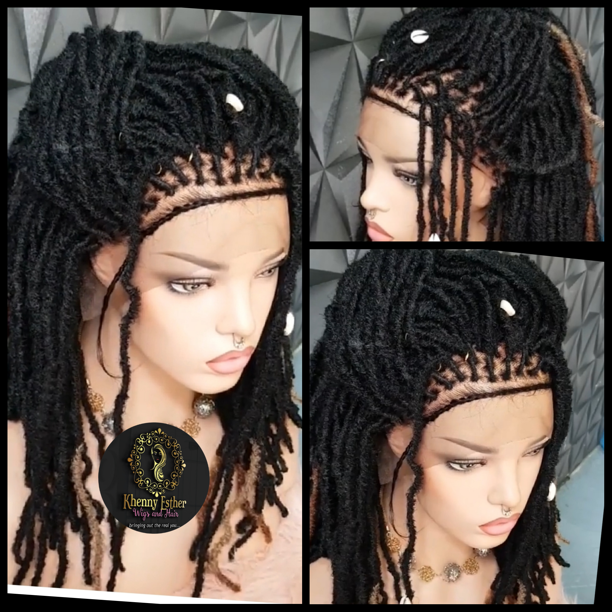 Full Lace Wig Dreadlocks KhennyEsther Wigs