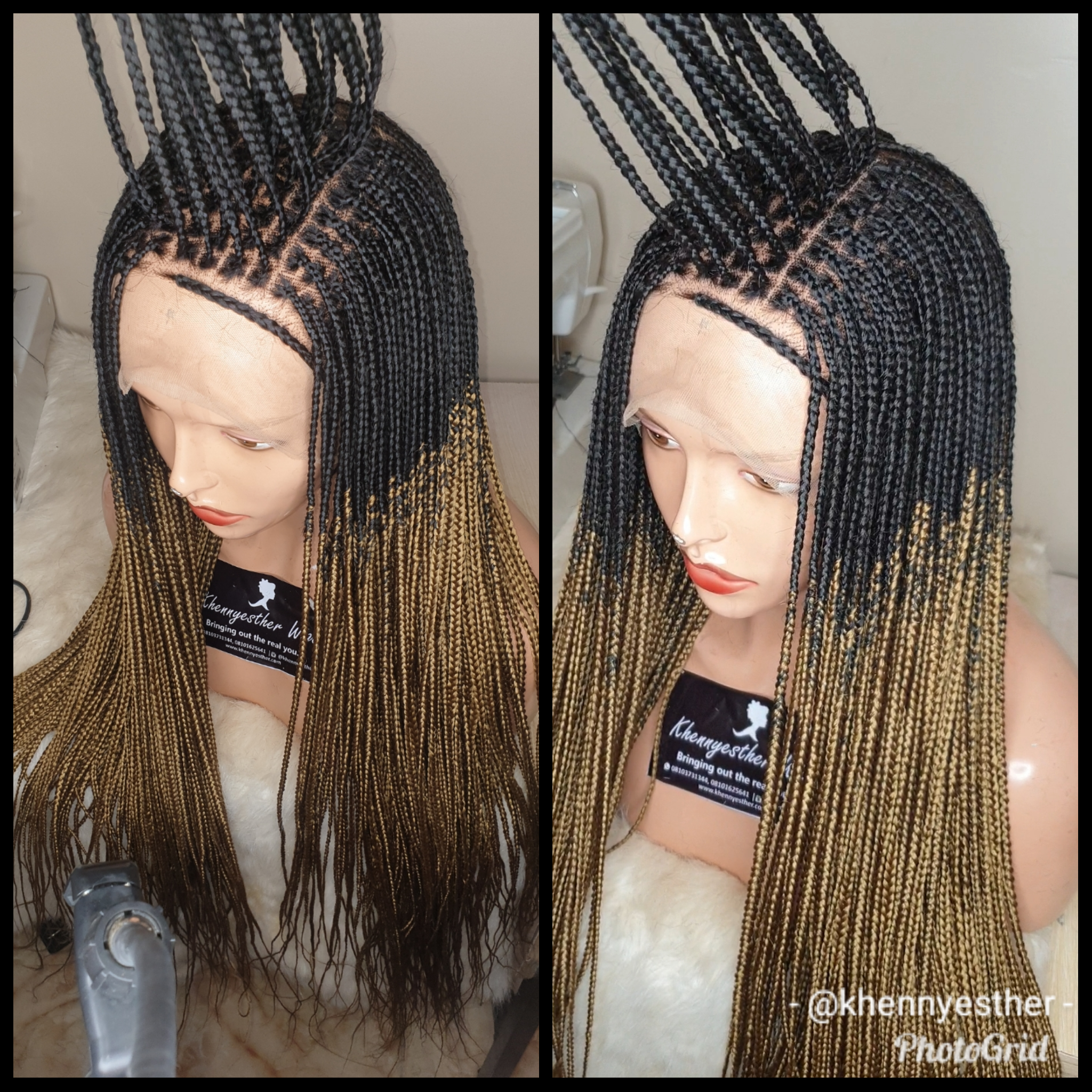 knotless braid full lace wig