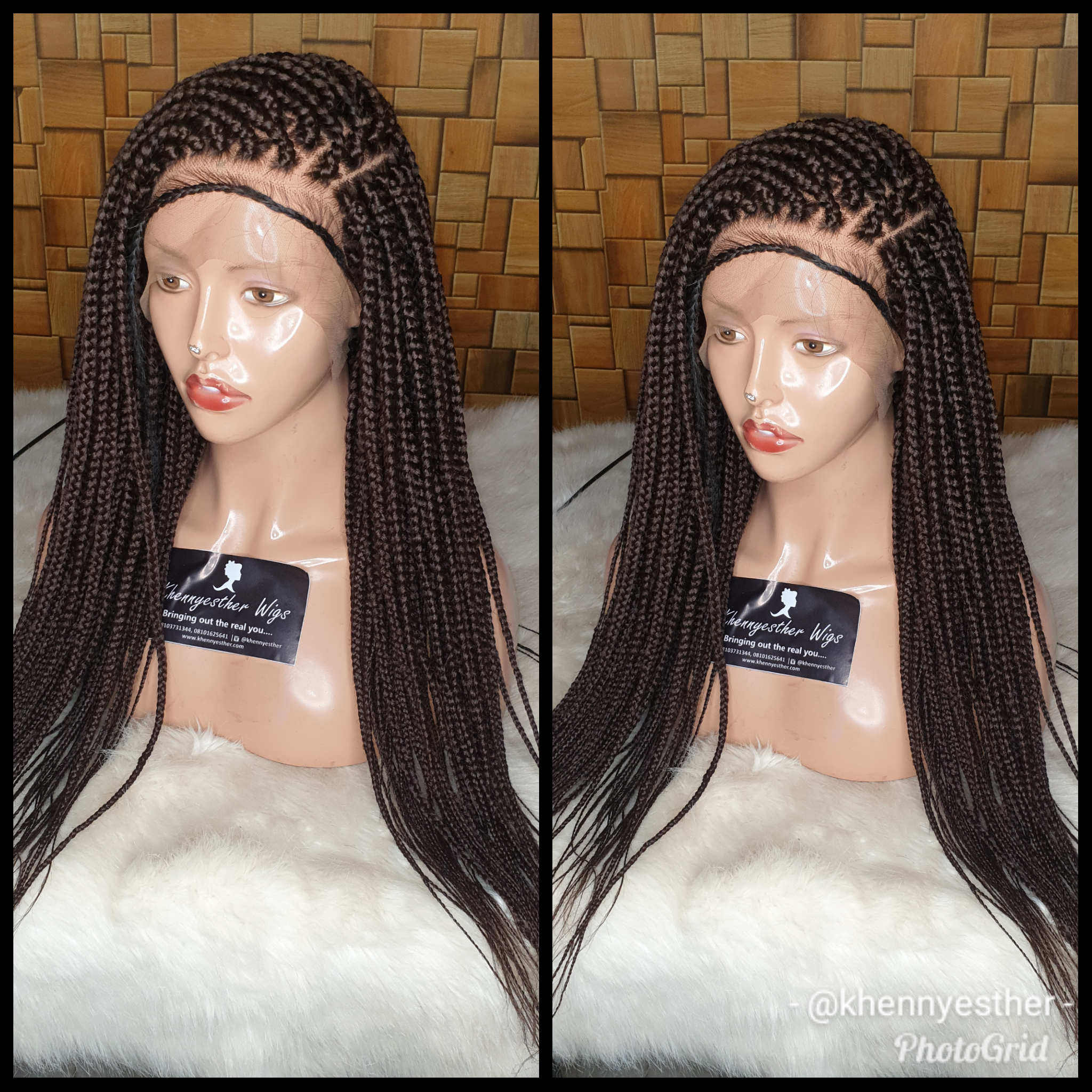 Full Lace Wig Box Braid (Ready to Ship) – KhennyEsther Wigs