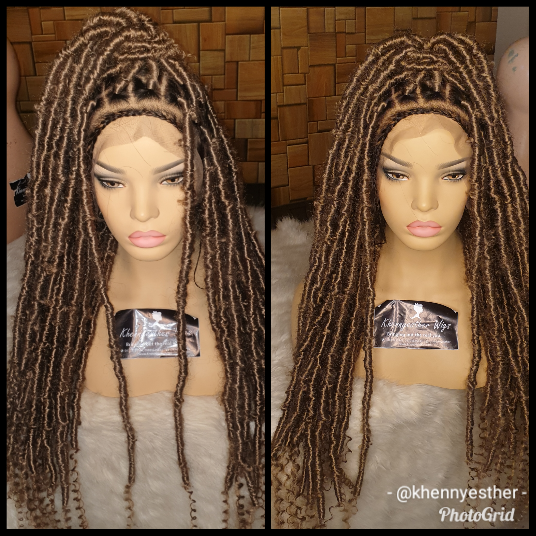 Full Lace Wig Distressed Loc Triangle part – KhennyEsther Wigs