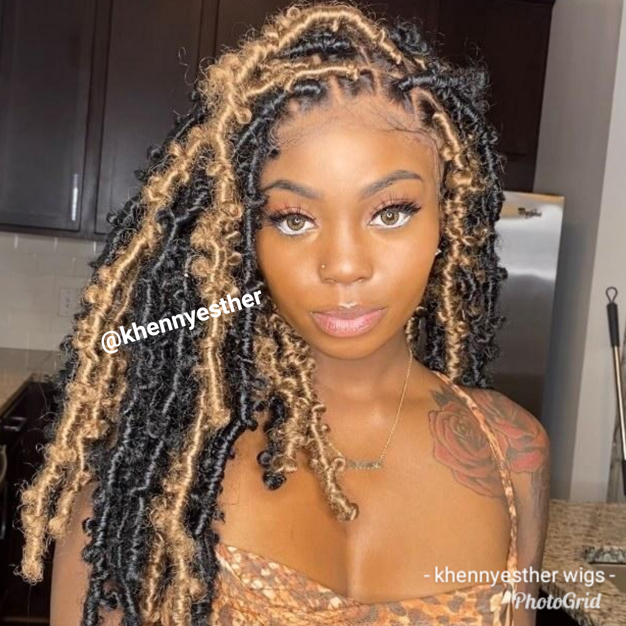 Full Lace Wig Butterfly Loc READY TO SHIP KhennyEsther Wigs