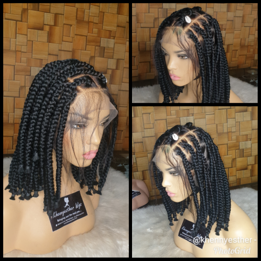 Full Lace Wig Box Braid Tamila Khennyesther Wigs