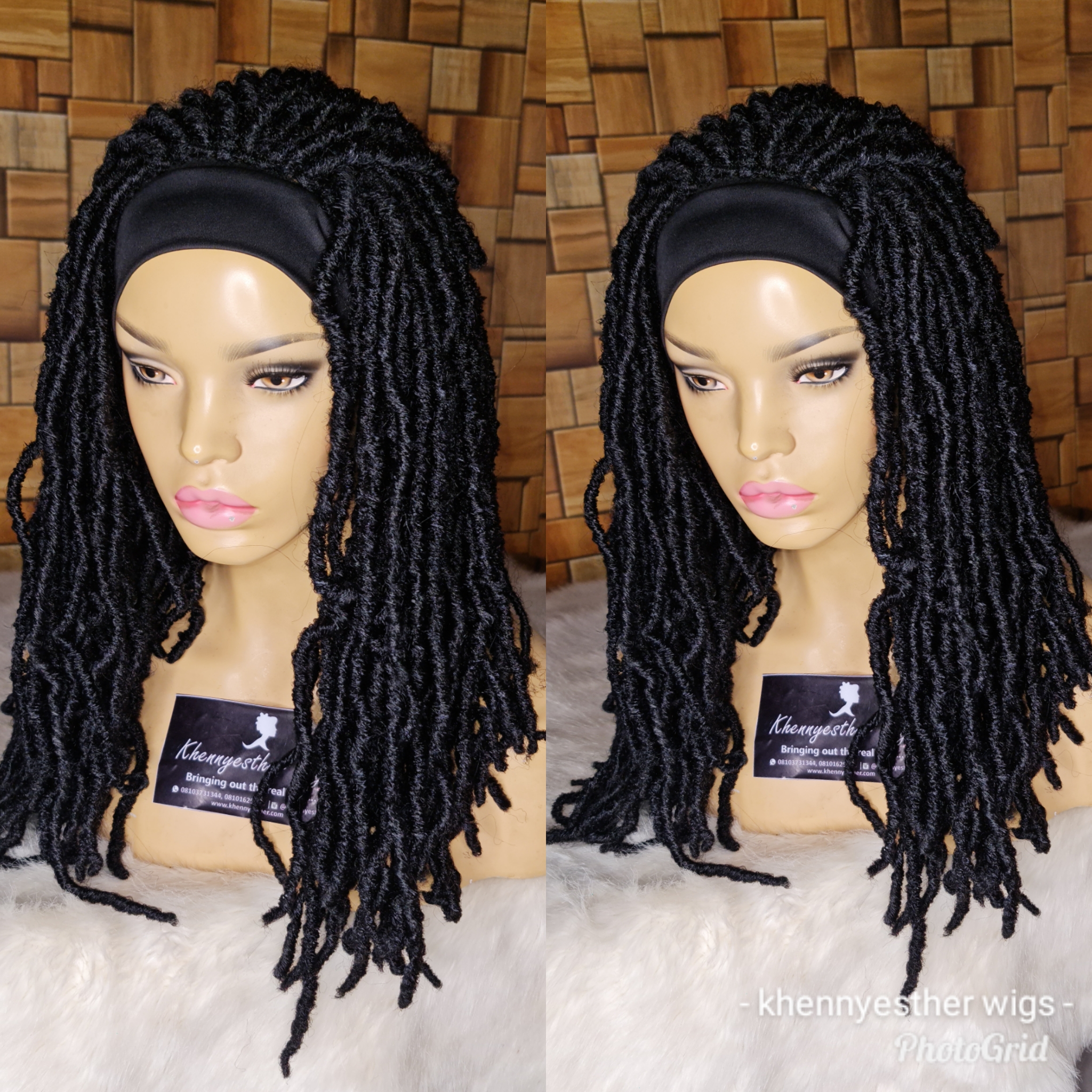 Head Band Crochet loc Wig KhennyEsther Wigs