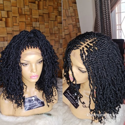 Lace Closure Kinky Wig Khennyesther Wigs