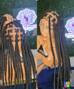 Full Lace Wig Kayla Knotless Braid – KhennyEsther Wigs
